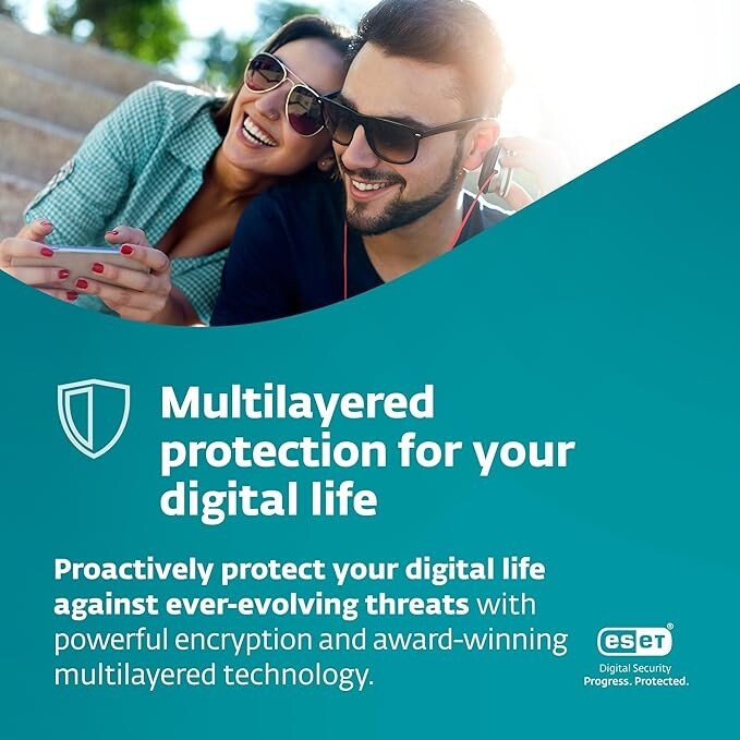 ESET Home Security Essential | Antivirus | 2025 Edition | 3 Devices | 1 Year | Parental Control | Privacy | IOT Protection | Ransomware | Digital Download [PC/Mac/Android]